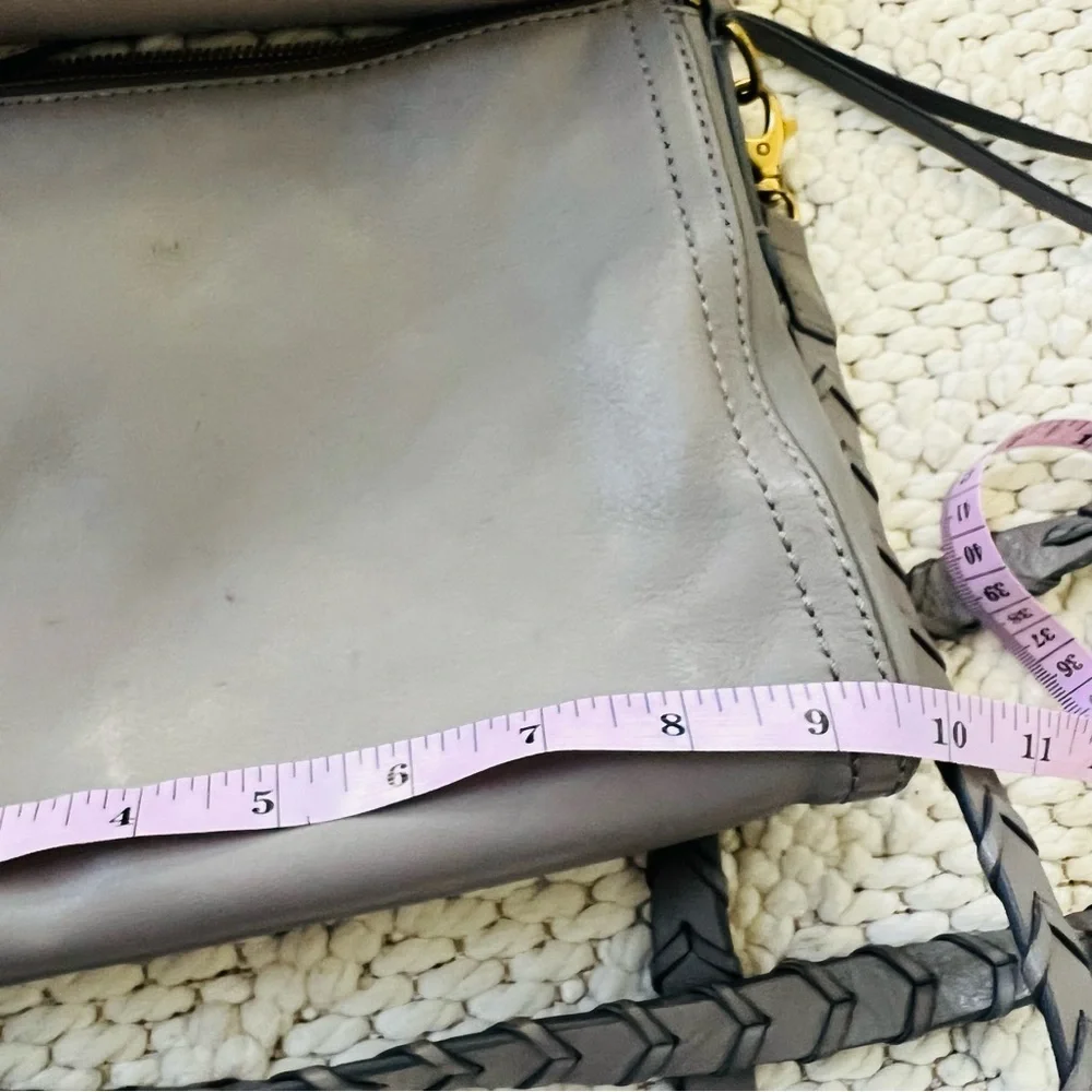 KATE SPADE Light Pink & FOSSIL Gray Crossbody Bags Leather Purses Lot of 2
